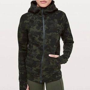Lululemon Scuba Camo zip up hoodie!